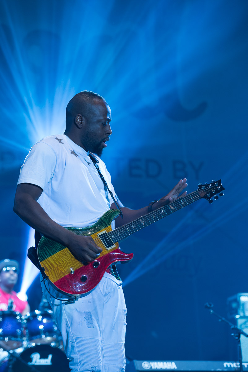 Wycleff Jean at Bahamas Junkanoo Carnival in Nassau, Bahamas