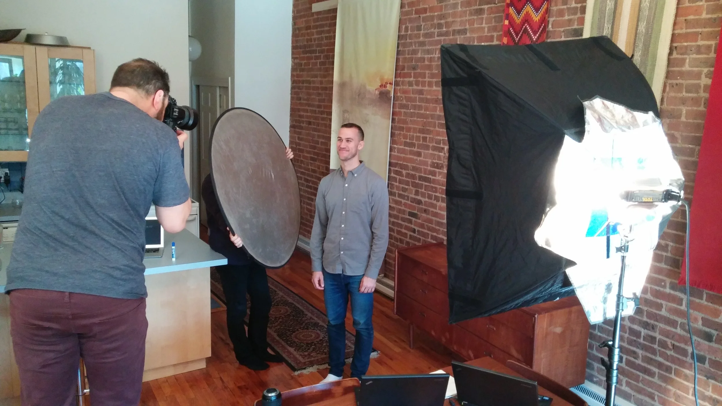 A behind the scenes view... photo by Brittany Fowler