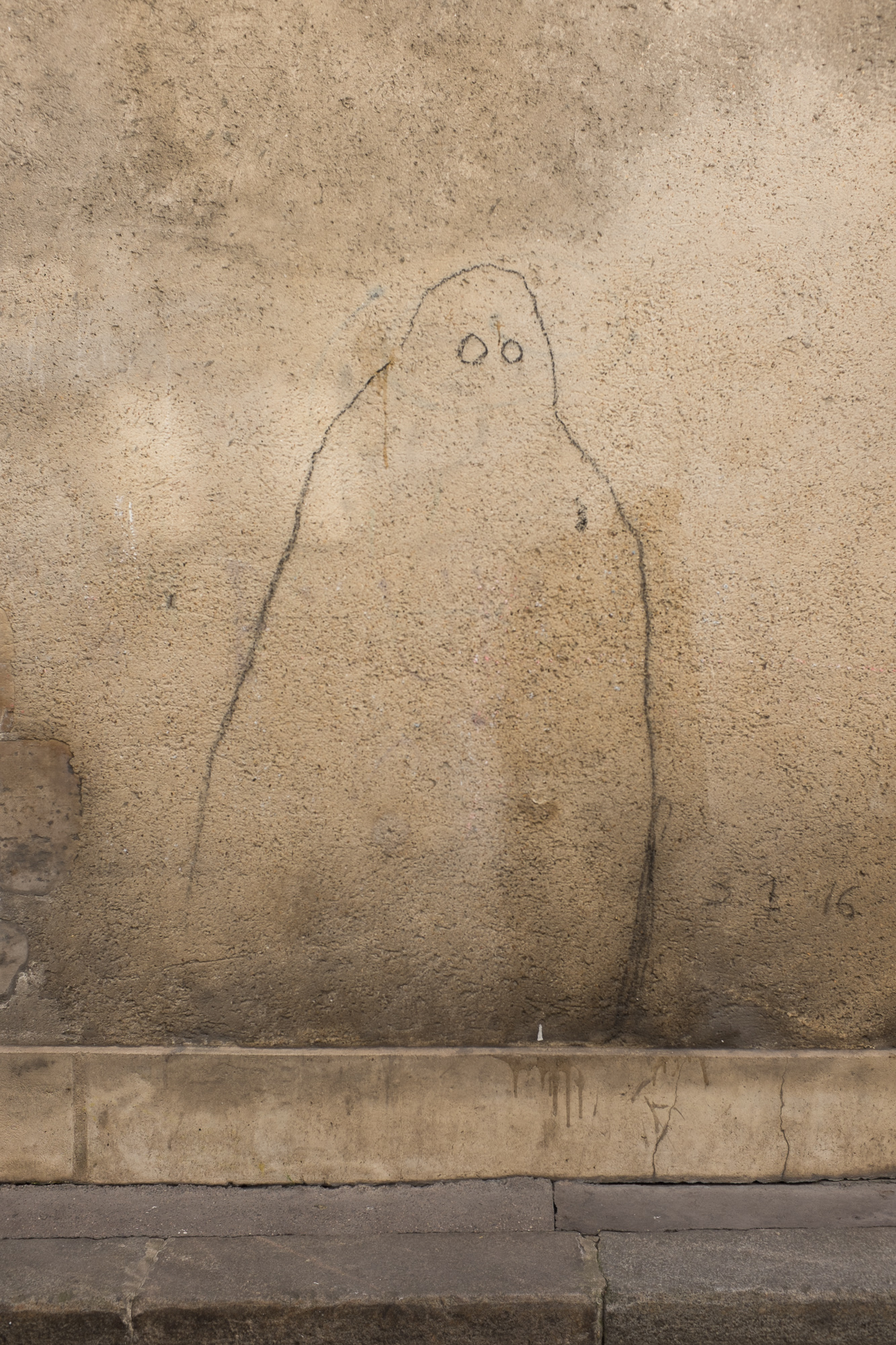 "Wall Ghost" Paris, France, 2017