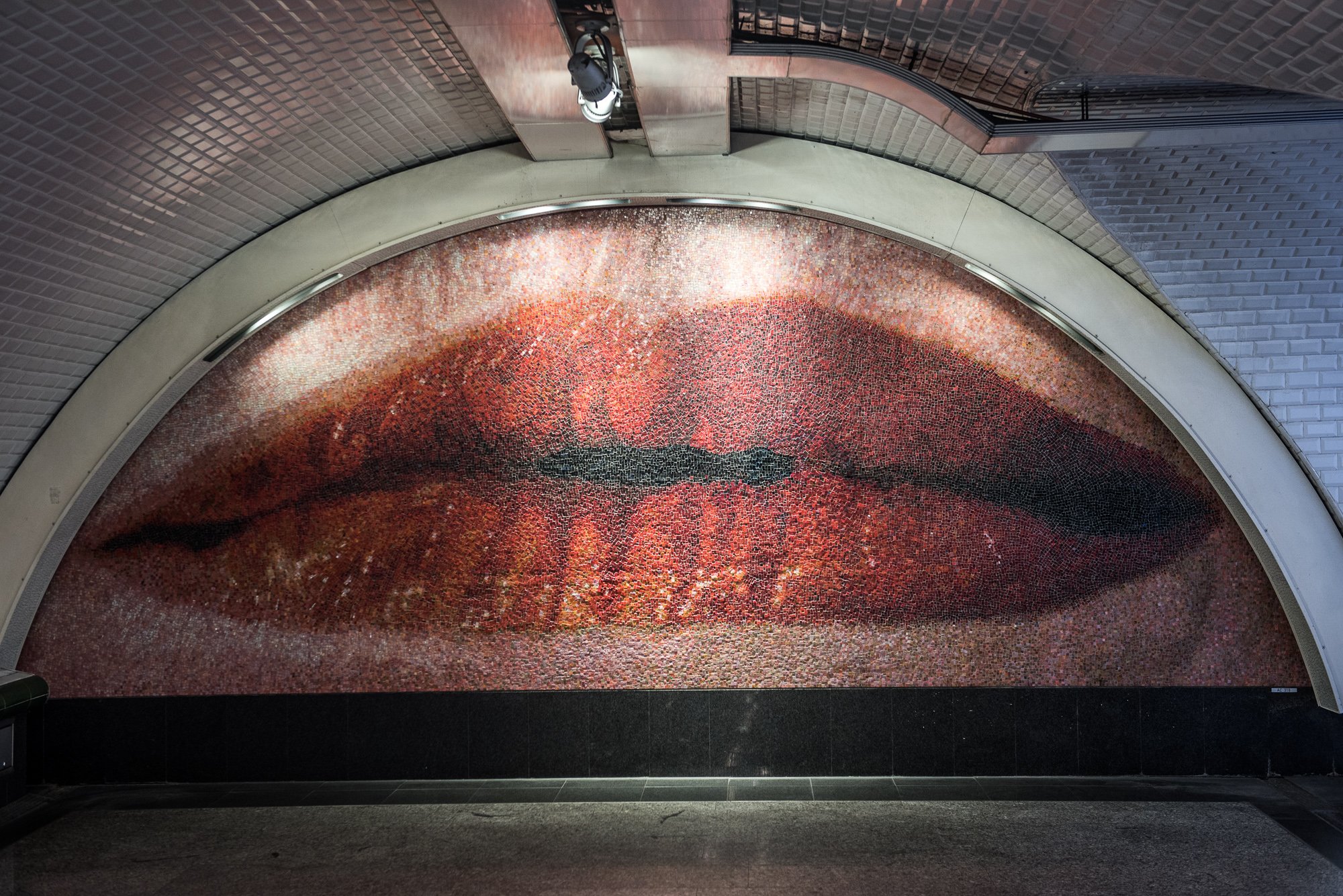 "Metro Lips" Paris, France, 2021 