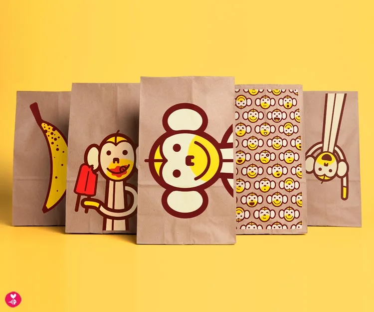 Monkey Snack Sacks