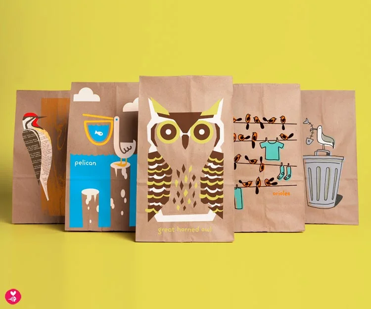 Fun Birds Snack Sacks