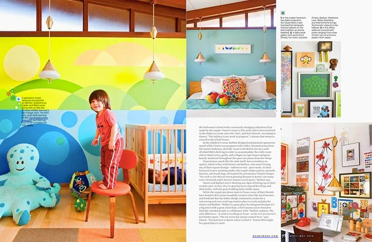 Images and spreads courtesy of ReadyMade Magazine.