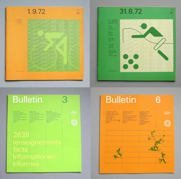 Brochures and event guides.