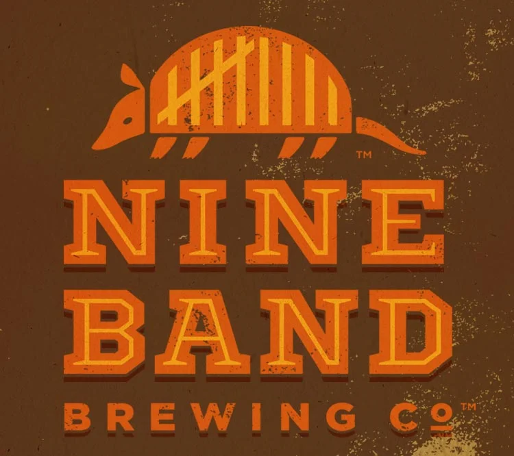 the brewery logo (named after the nine-banded armadillo )