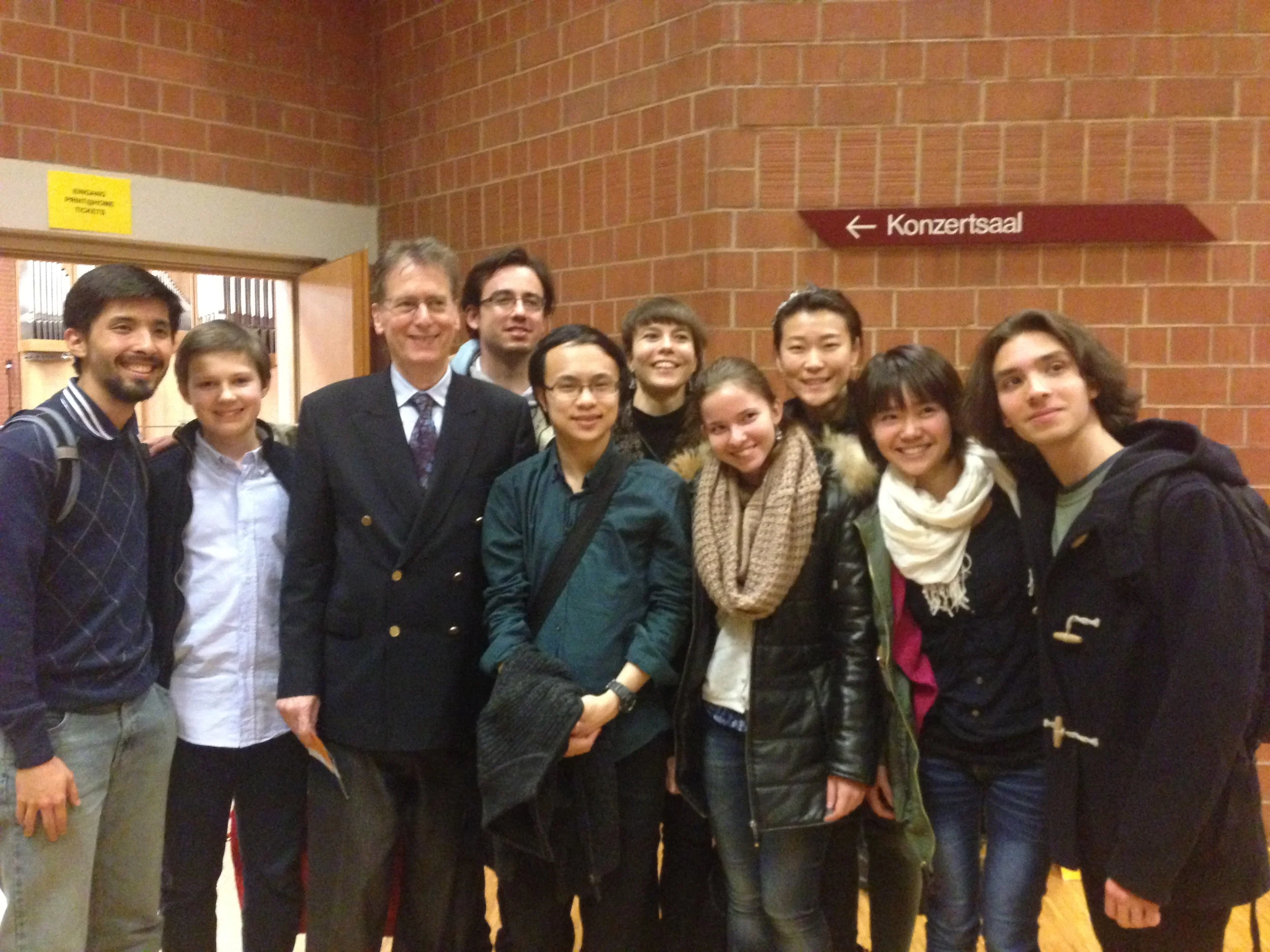 with pianist Robert Levin