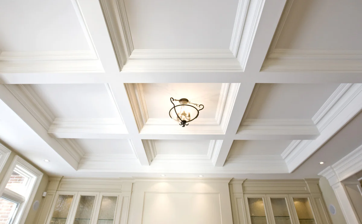 coffered ceiling