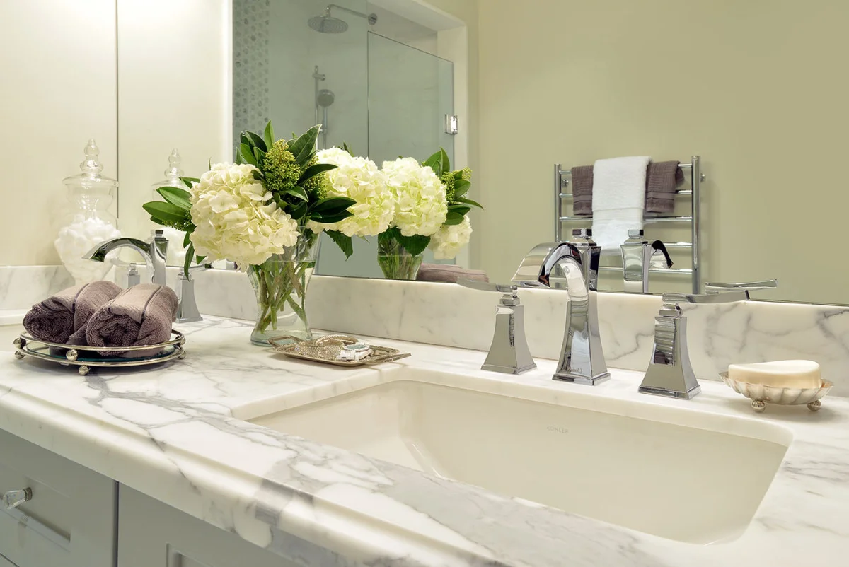 Honed Marble counter