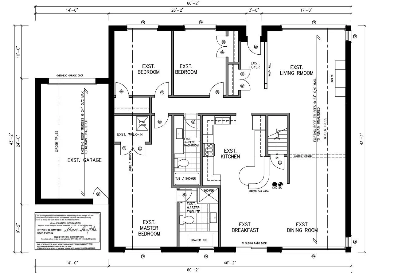 This family home was transformed from OK to WOW with an open concept floorplan. 