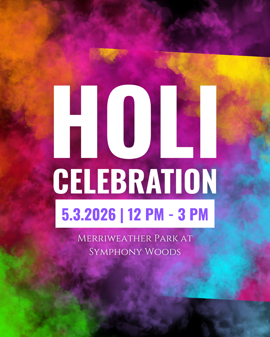Holi Celebration - NEW DATE