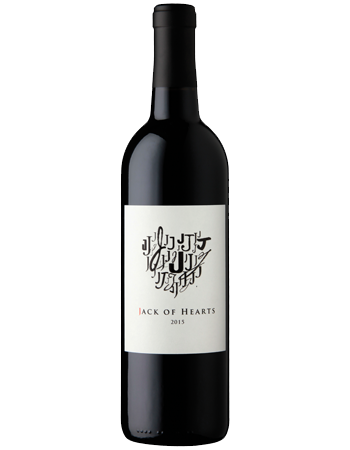 2015 Jack of Hearts 79% Estate Petit Verdot | 19% Estate Merlot | 2% Estate Cabernet Sauvignon Aroma: blackcurrants, cherries, violets, and slate emerge delicately from the glass Palate: dark and layered, allspice and forest floor are elevated by an impeccable balance of rich tannin and acidity Finish: sweet plum compote mingles with notes of charred cinnamon stick, giving the wine a decadent, rustic charm