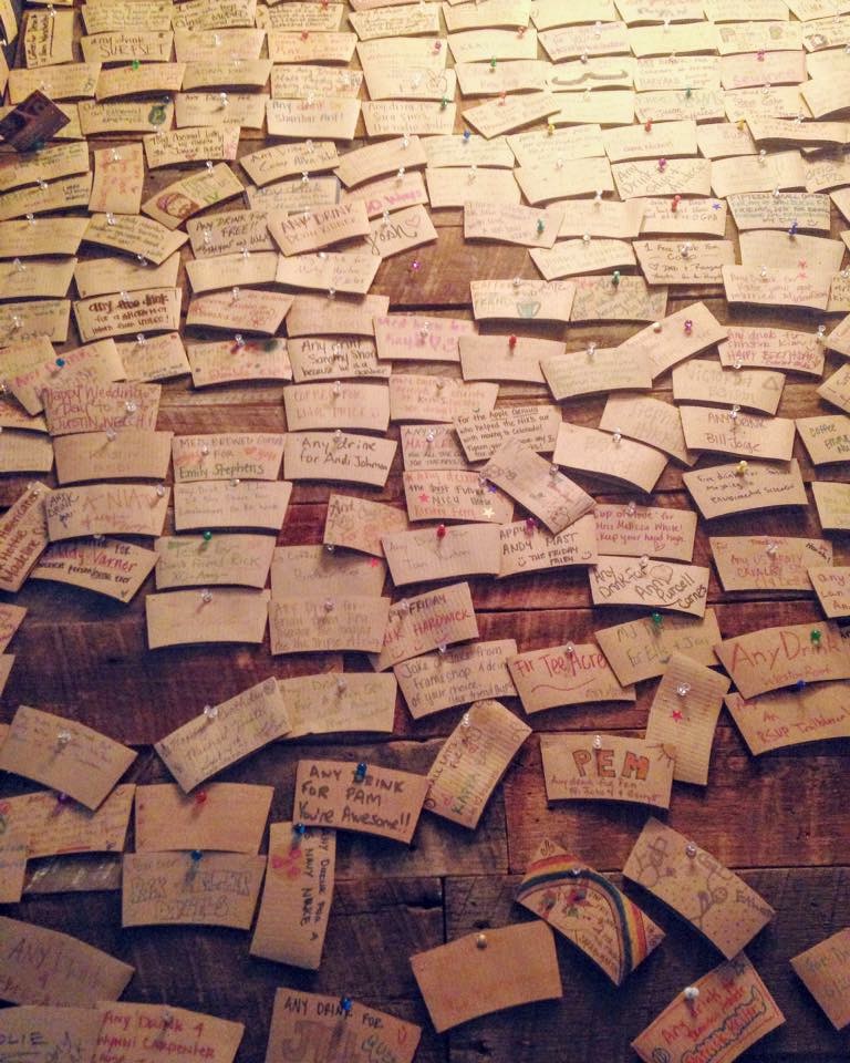 The ever-expanding Pay It Forward board