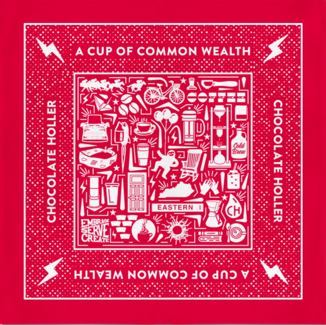 ACoCW & Chocolate Holler Bandana A CUP OF COMMON WEALTH