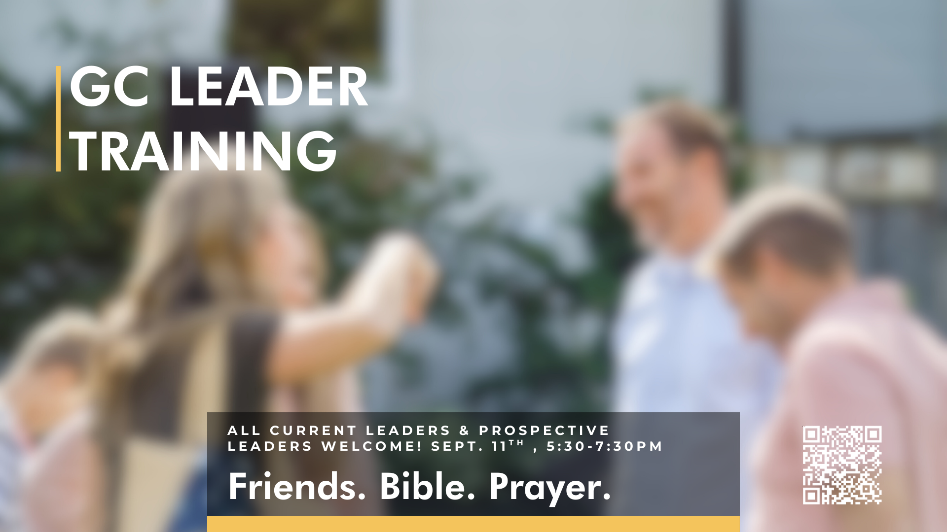 GC Leader &amp; Perspective Leader Training