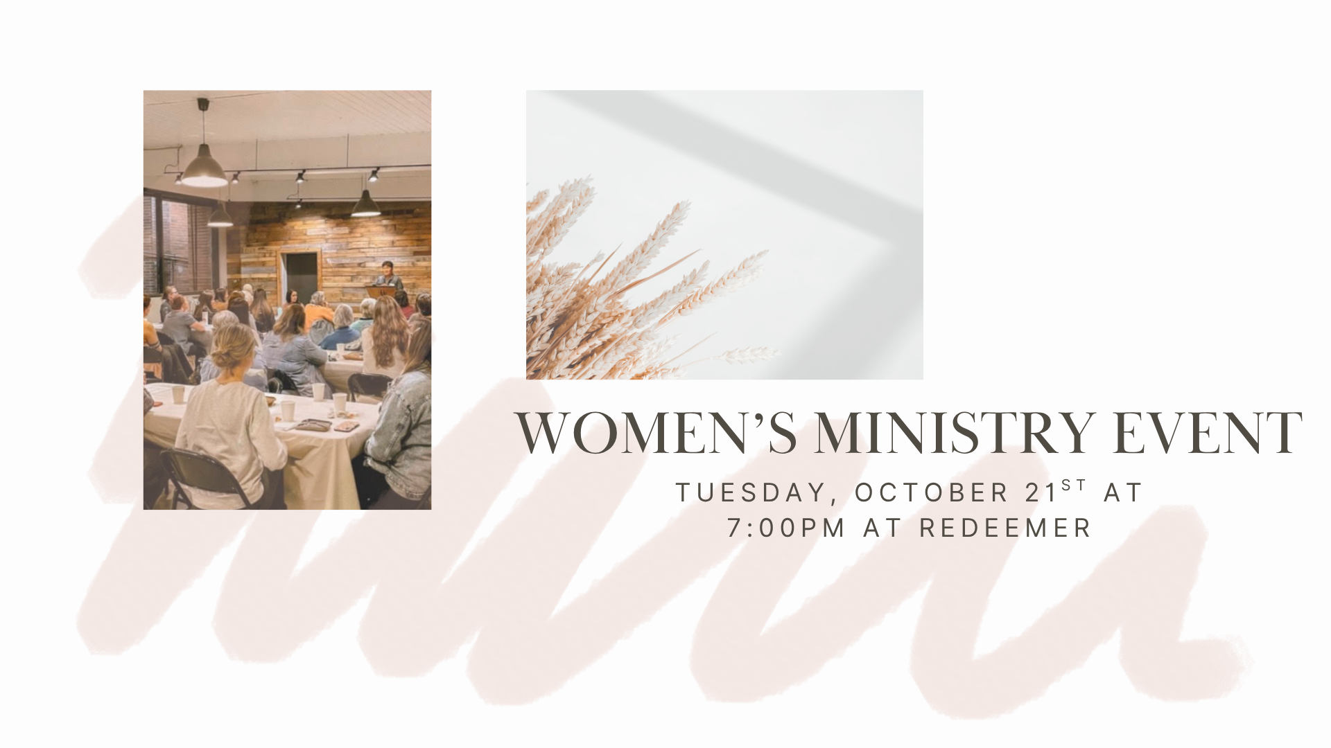 Women's Ministry Event