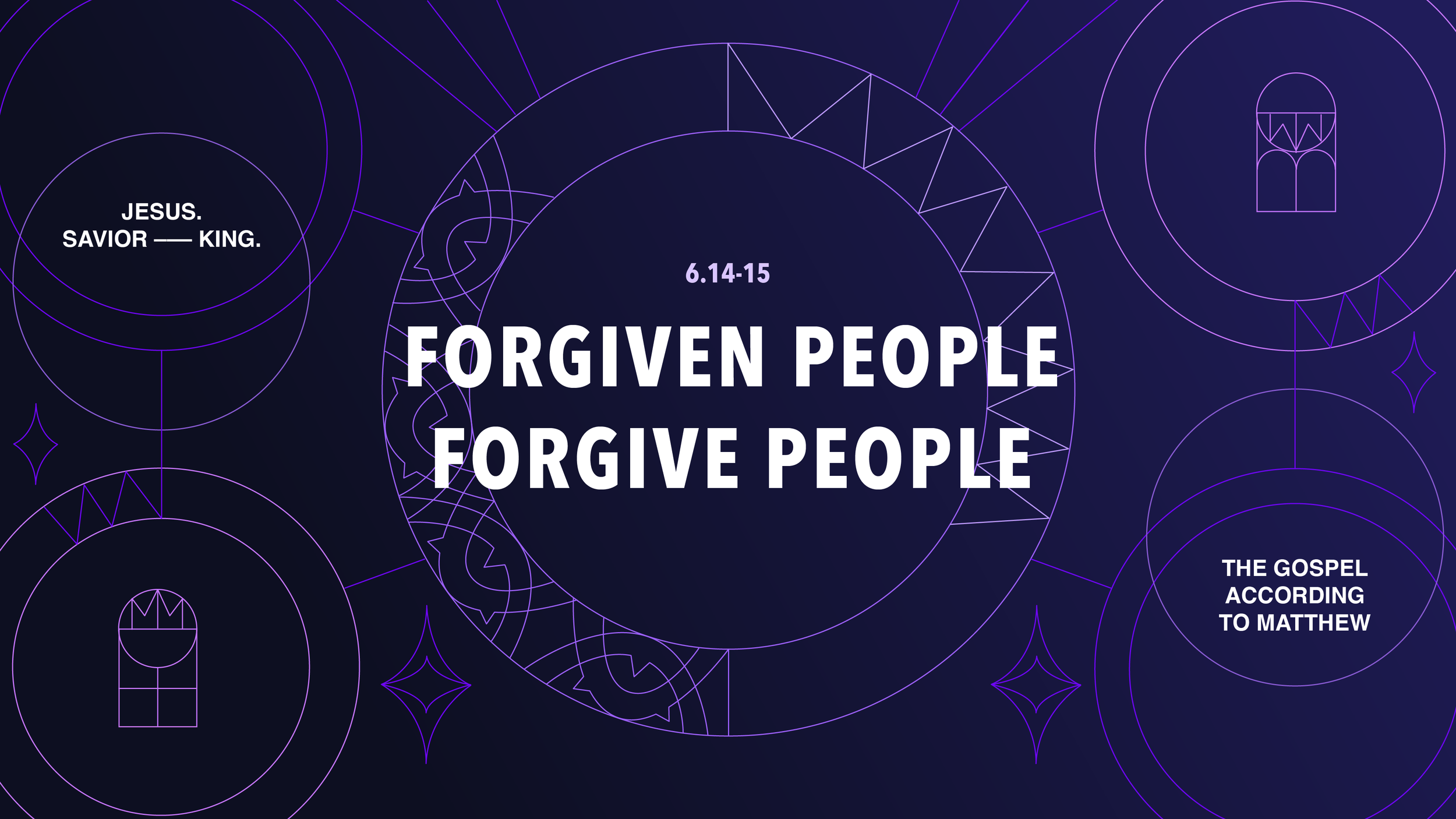Forgiven People Forgive People