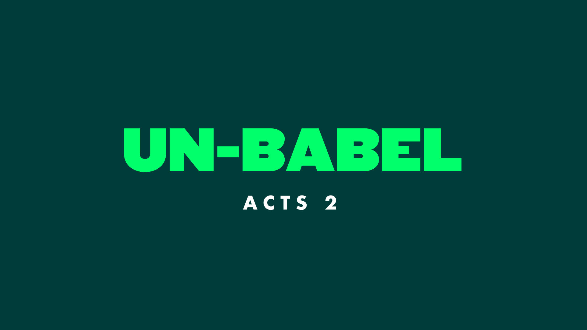 Un-Babel