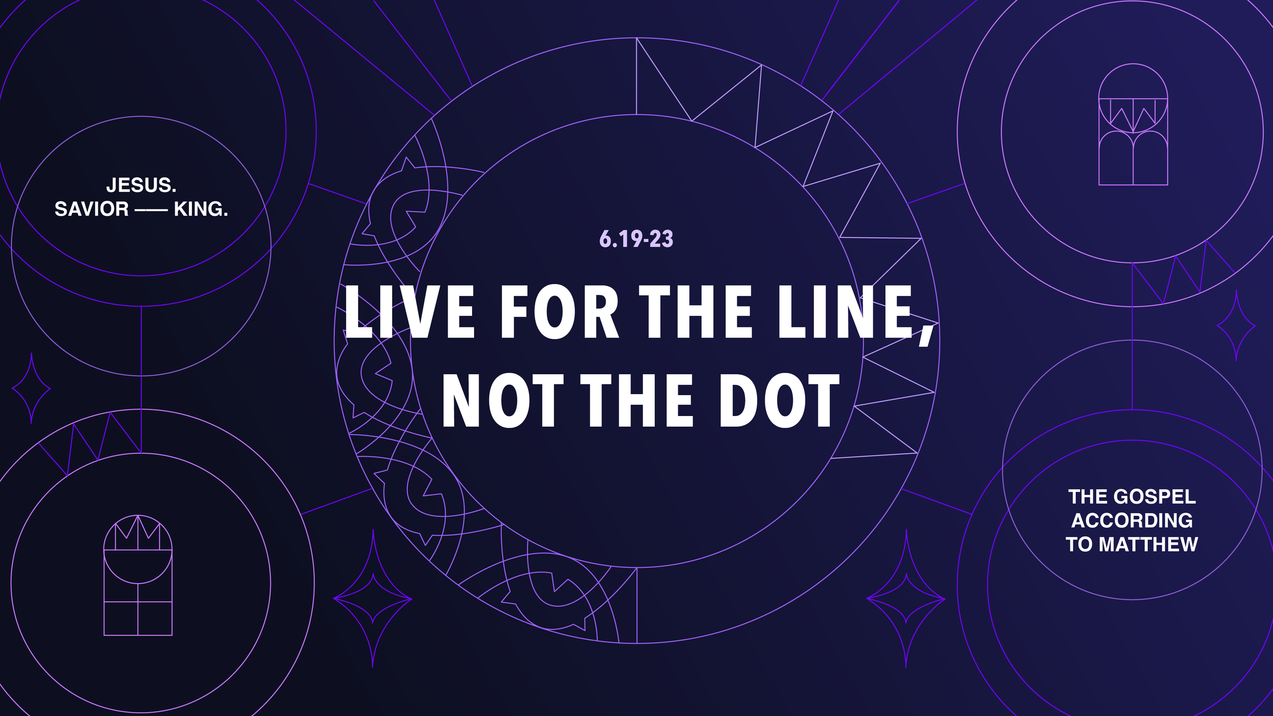 Live For The Line, Not The Dot