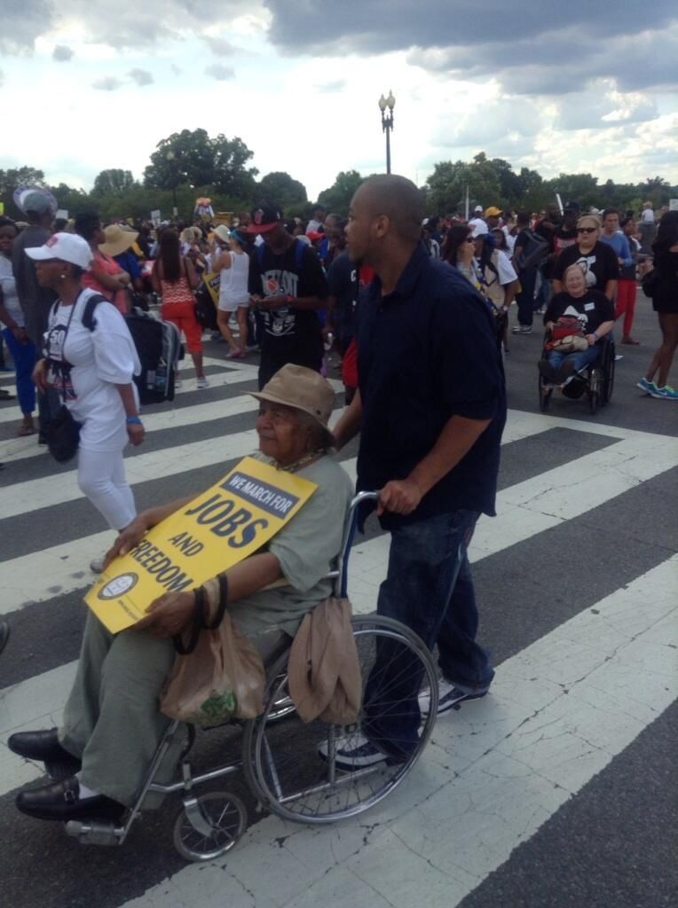  March on Washington: Intergenerational bonds renewed. 