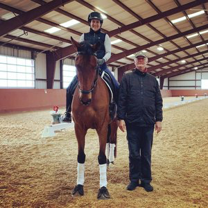 Rachel and Lancaster BBR attending a clinic with Conrad Schumacher.