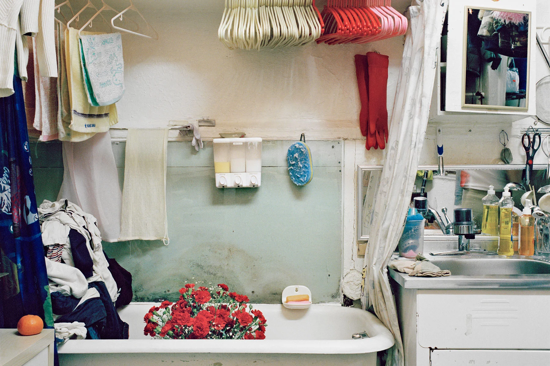 Flowers In The Tub