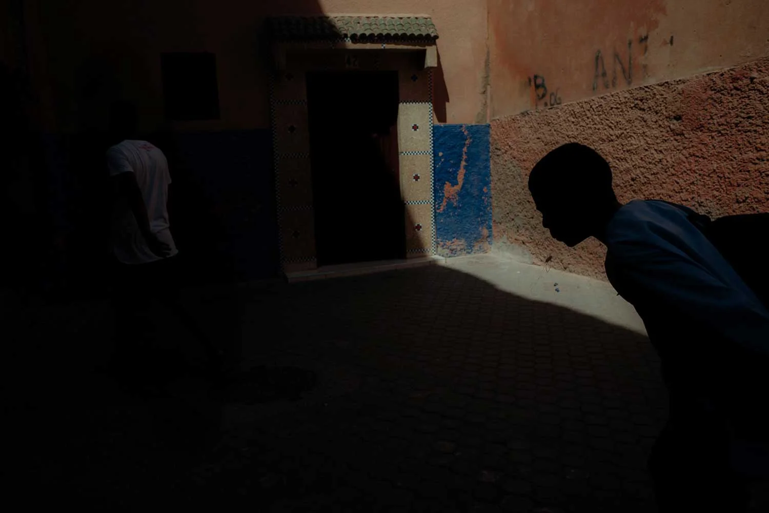 Off-duty in Marrakesh. (James Broadbent)