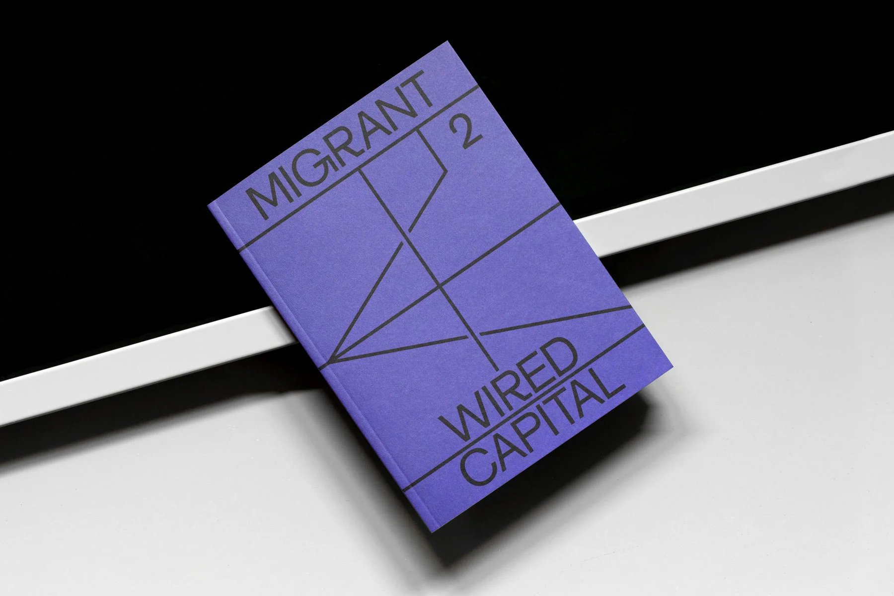 The cover of Migrant Journal ’s second issue.
