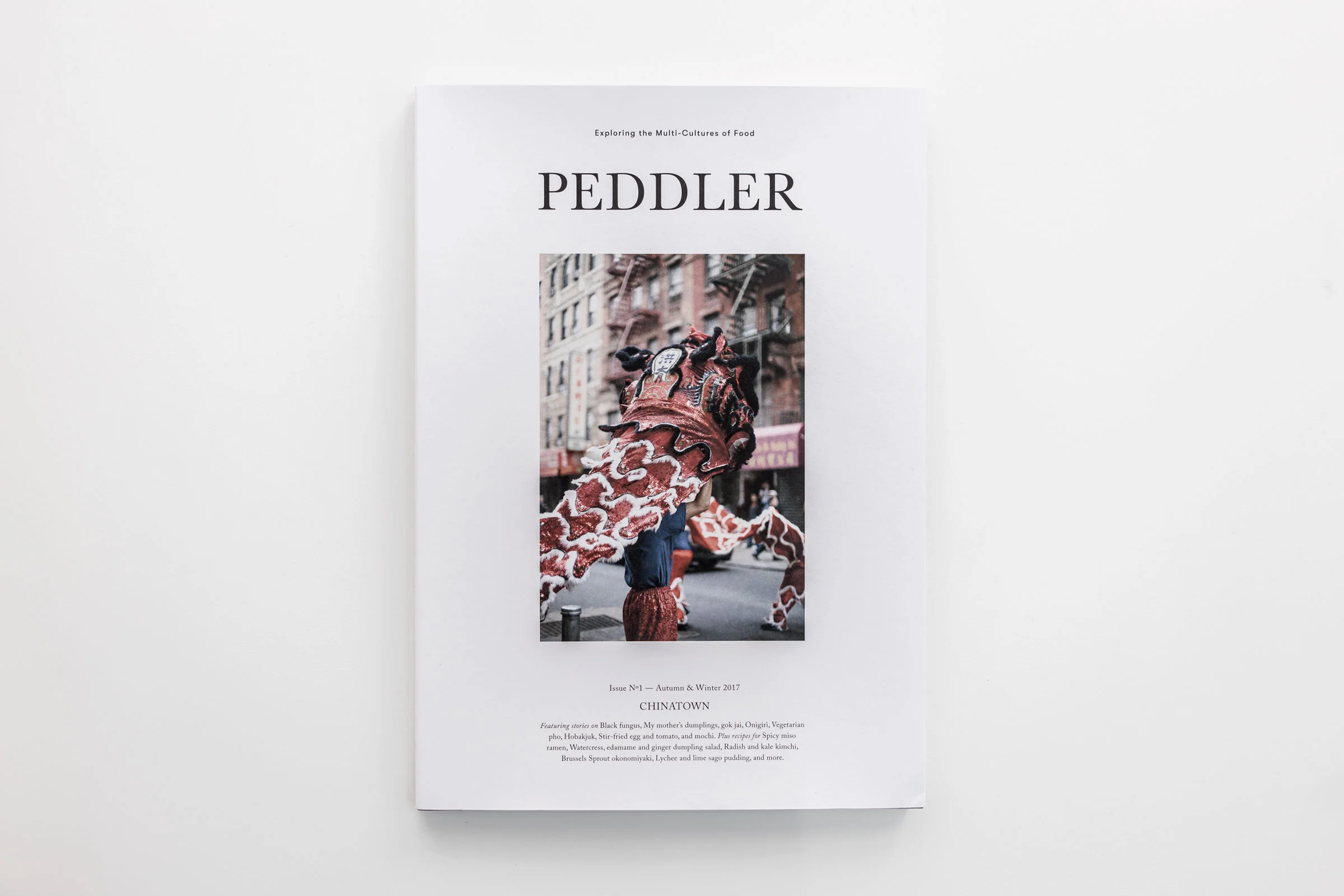 The cover of Peddler 's first issue, Chinatown. (Jeremy Smart for Aerostorie )