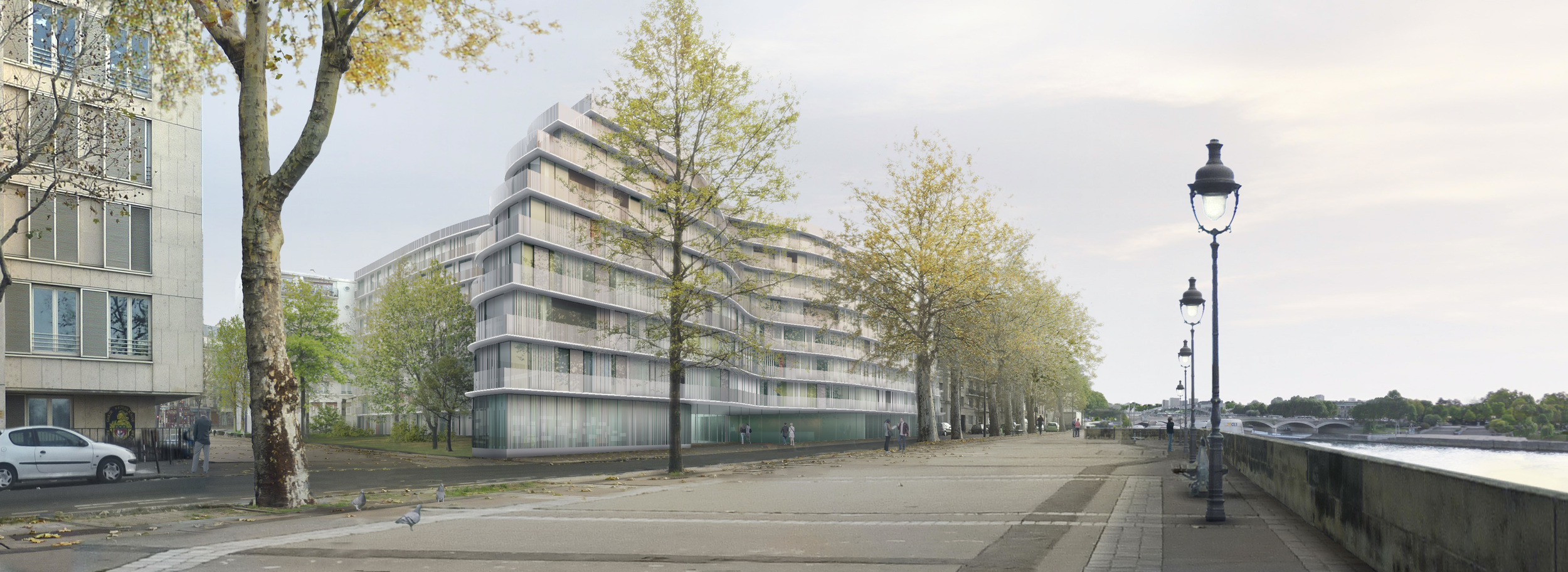 Housing Building, Quai Henri IV, Paris