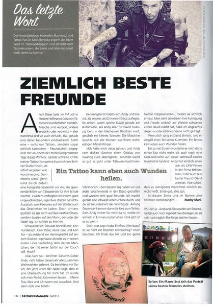 Ziemlich beste Freunde (Tätowiermagazin)