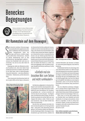 Mit Rammstein auf dem Heuwagen