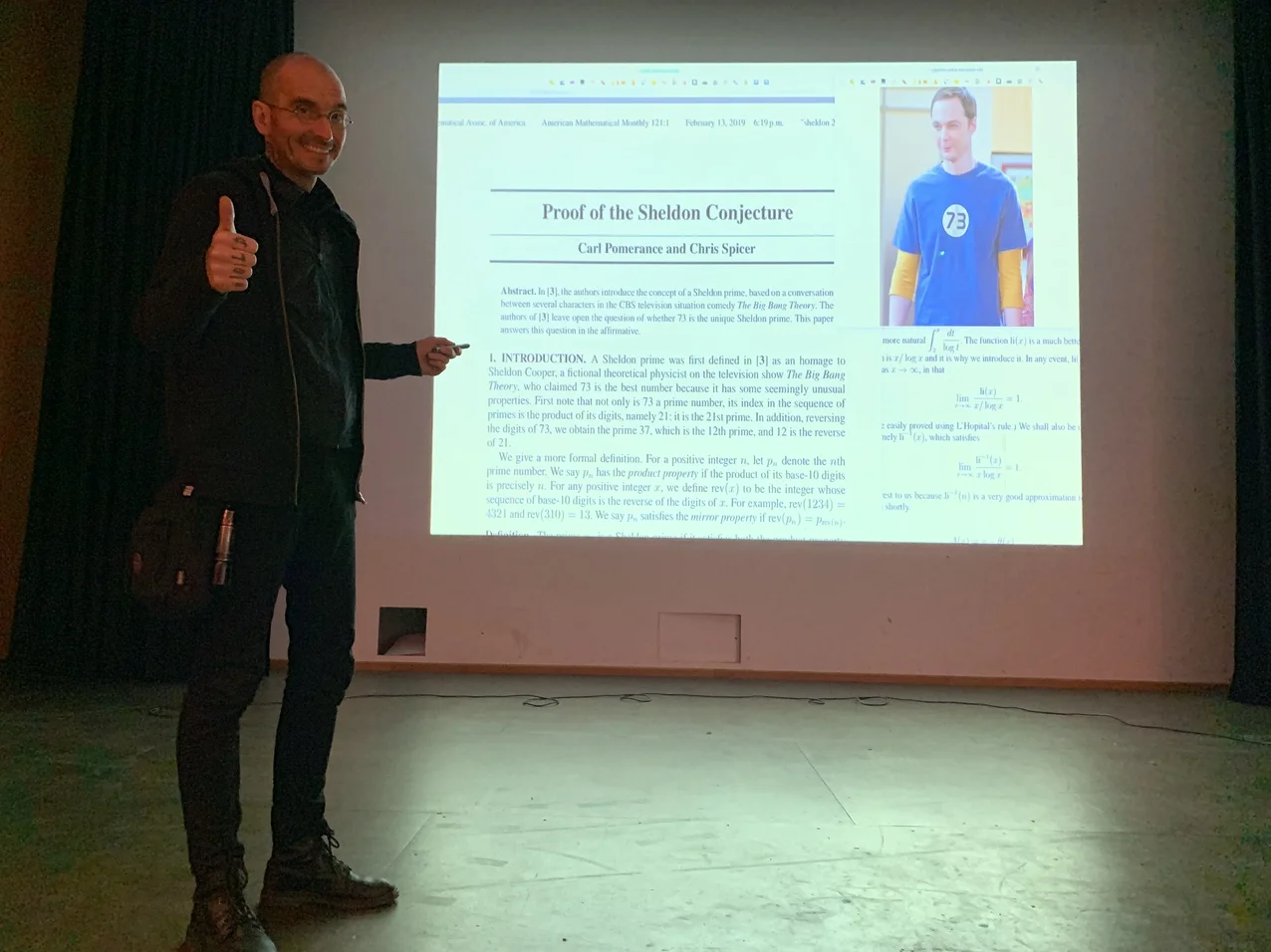 Mark Benecke 🧮 Sheldon Cooper &amp; die Zahl 73