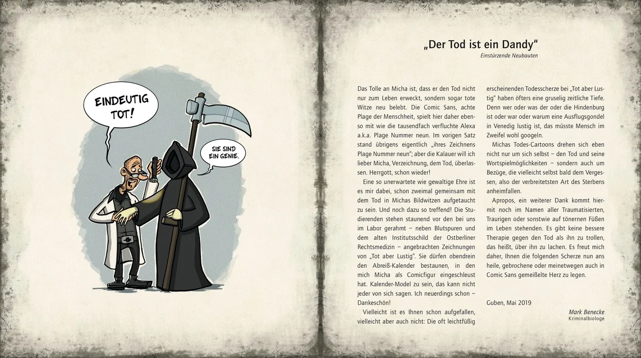 Vorwort: 'Tot, aber lustig — das Letzte kommt zum Schluss'