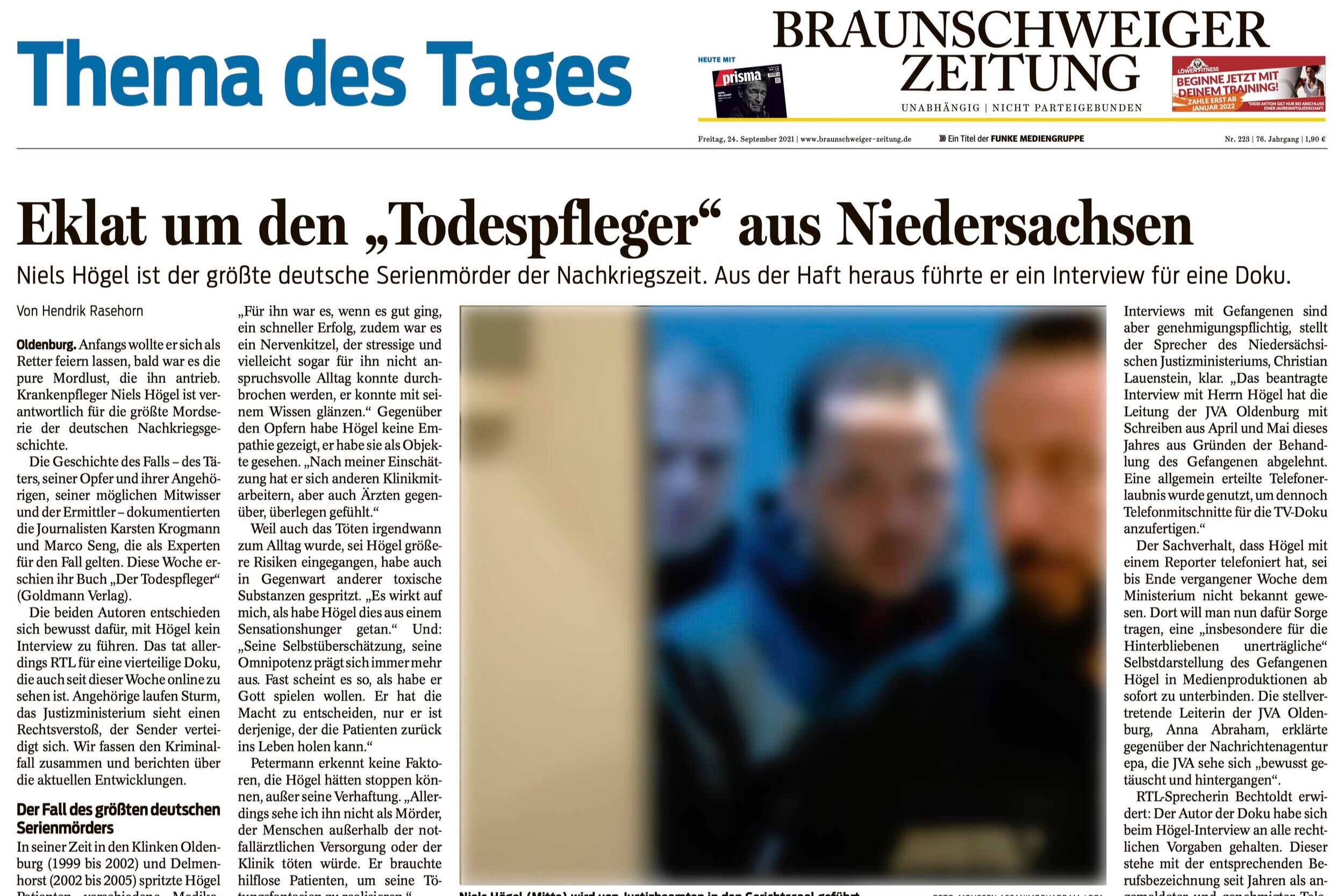 Der Todespfleger: Dr. Mark Benecke über Niels Högel: »Es war eine Schreckensherrschaft«