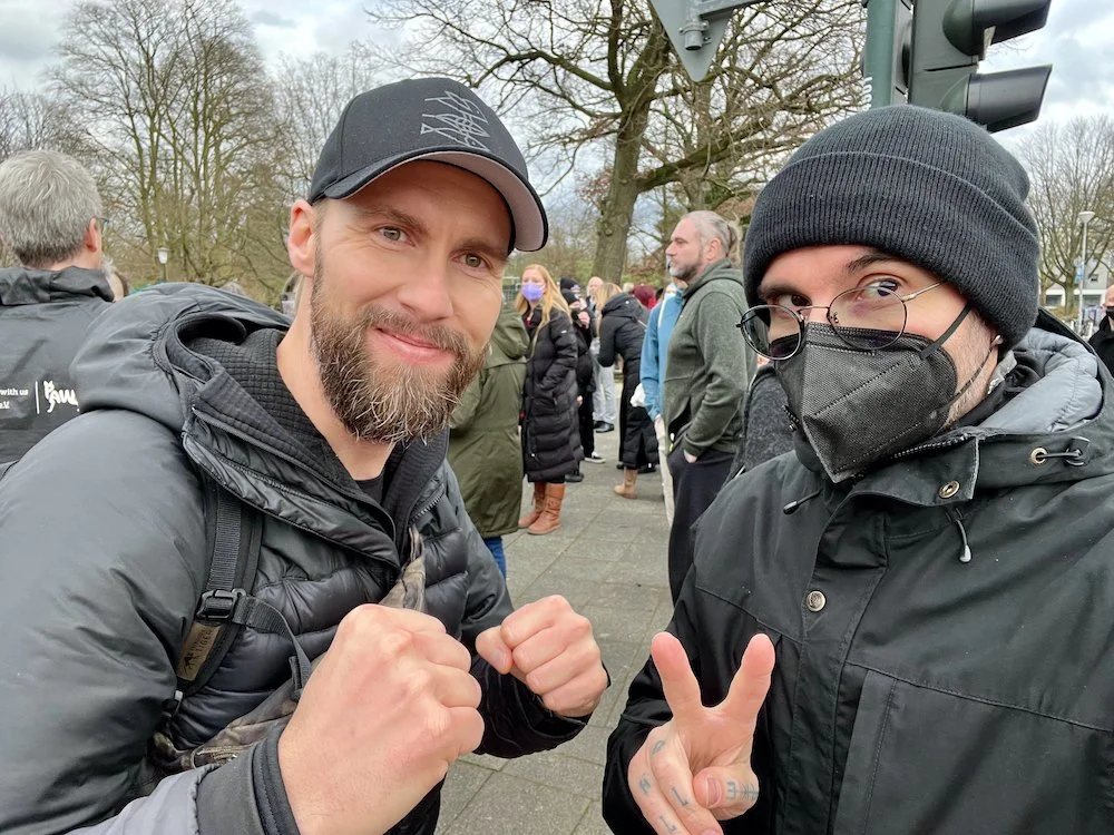 Einsame Affen im Zoo Krefeld: Mahnwache Januar 2022