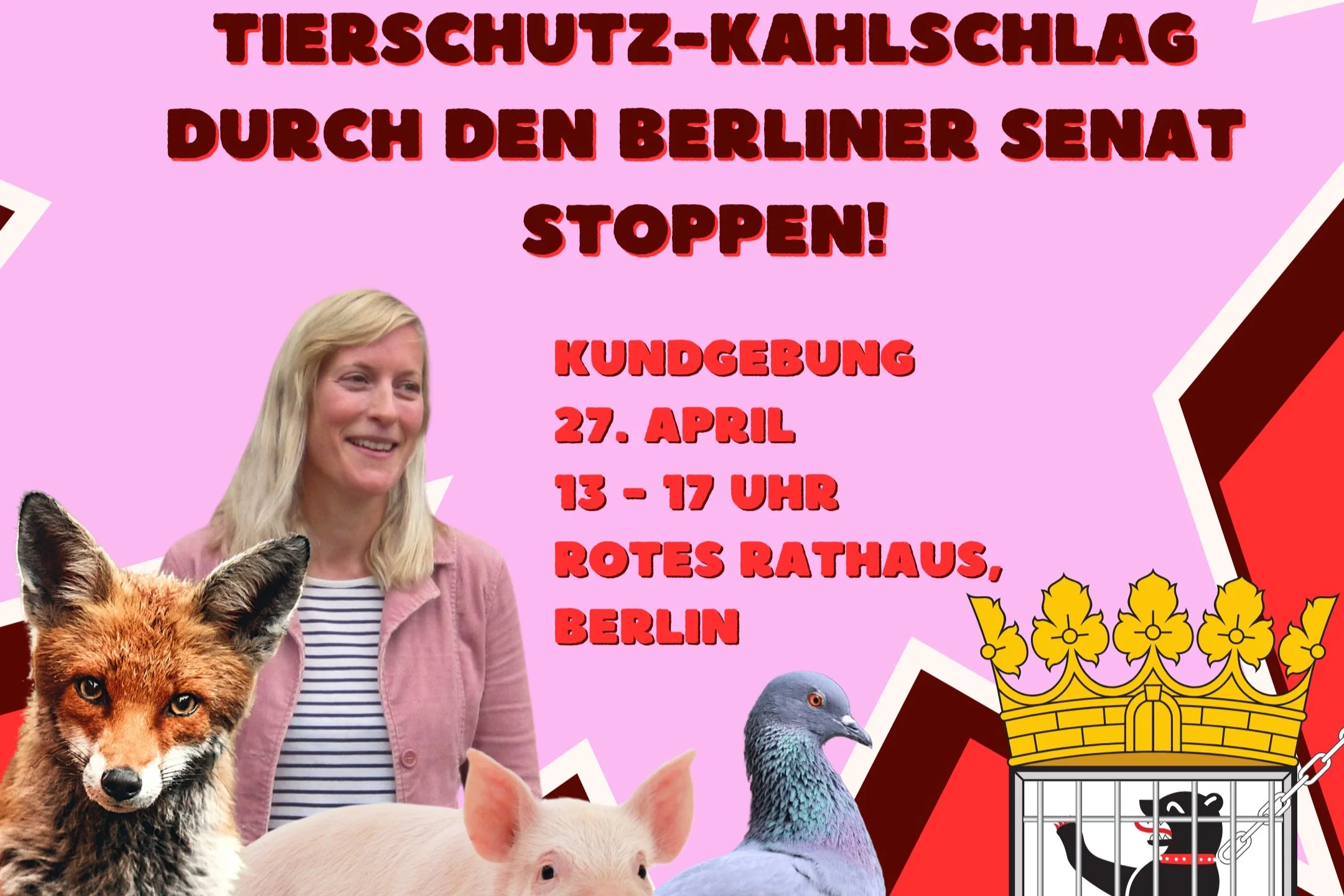 Tierschutz-Kahlschlag durch den Berliner Senat stoppen