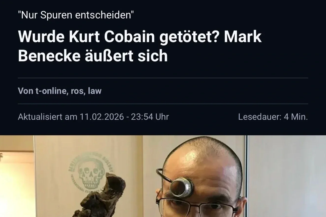 Wurde Kurt Cobain getötet? Mark Benecke äußert sich