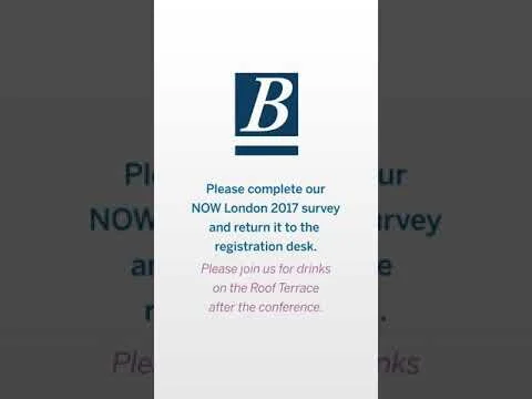  NOW London Conference Video Wall 