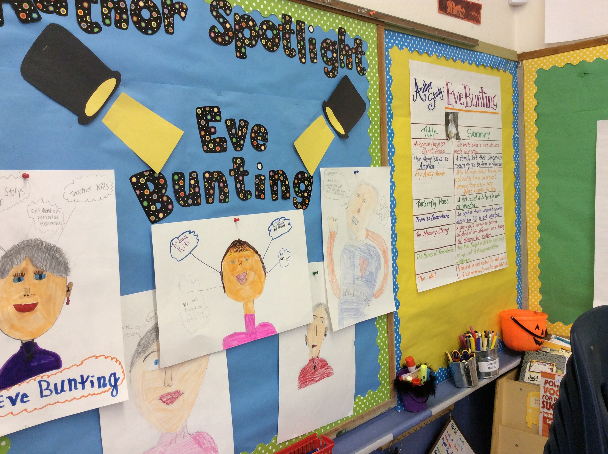 Eve Bunting Author Study New Suffolk Common School