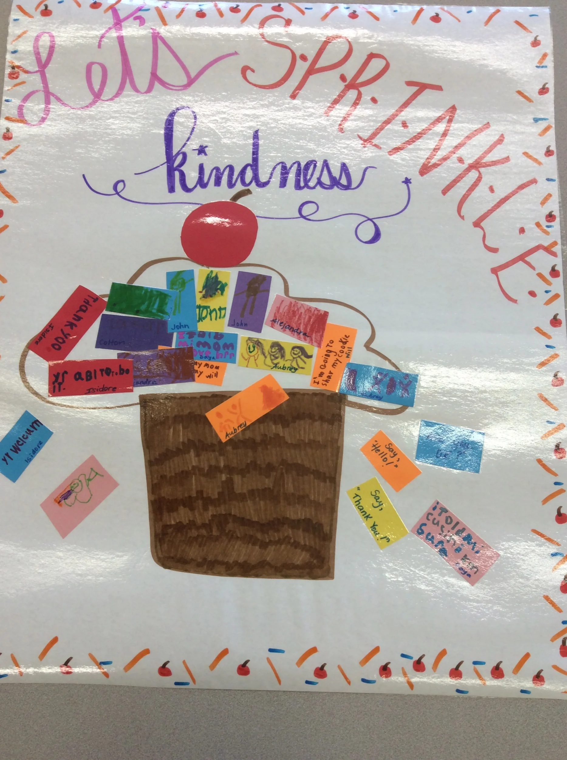Kindness is our focus for September.