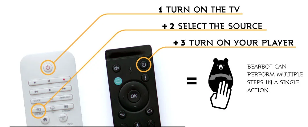 Bearbot remote control universal