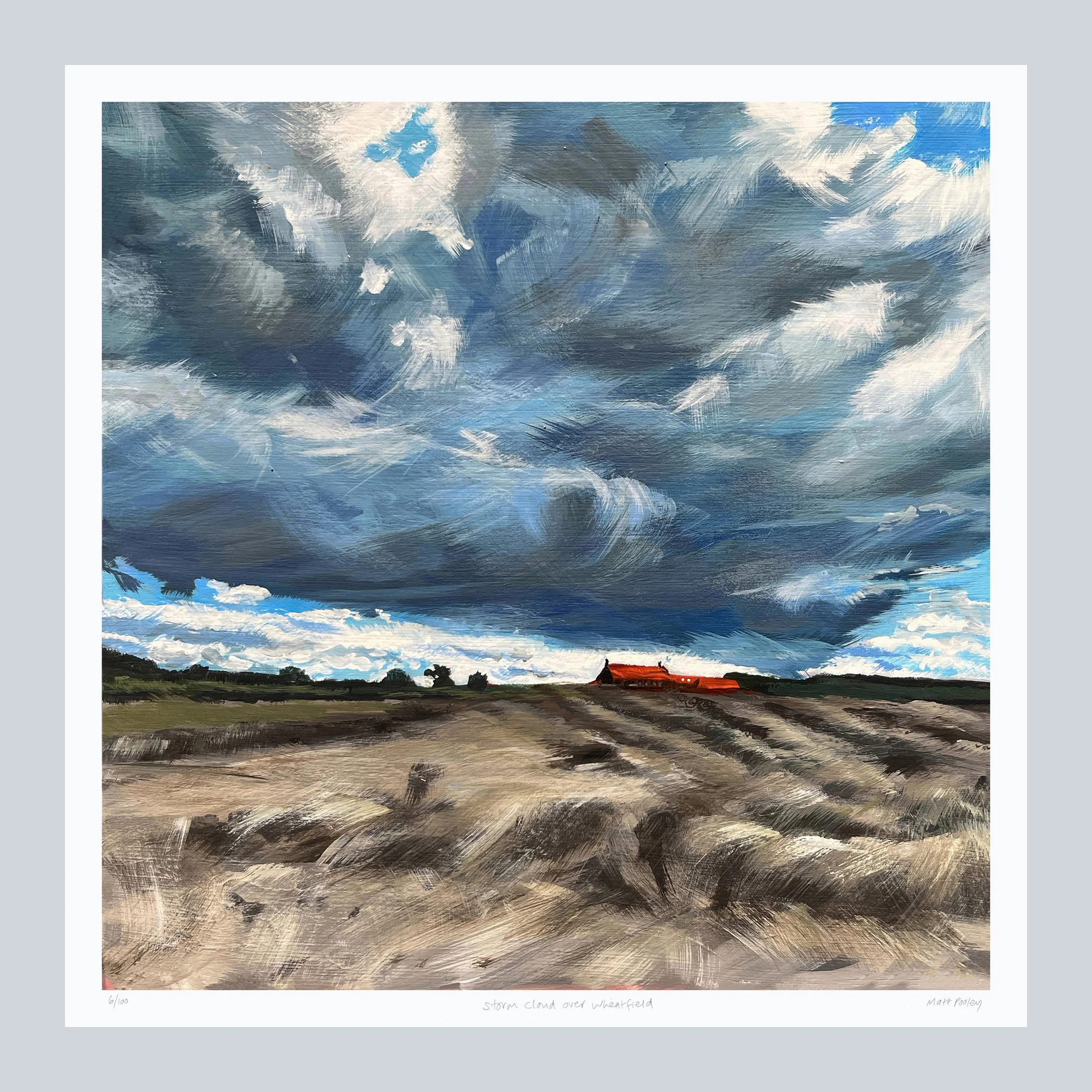 Storm Cloud over Wheatfield Print on Grey square.jpg
