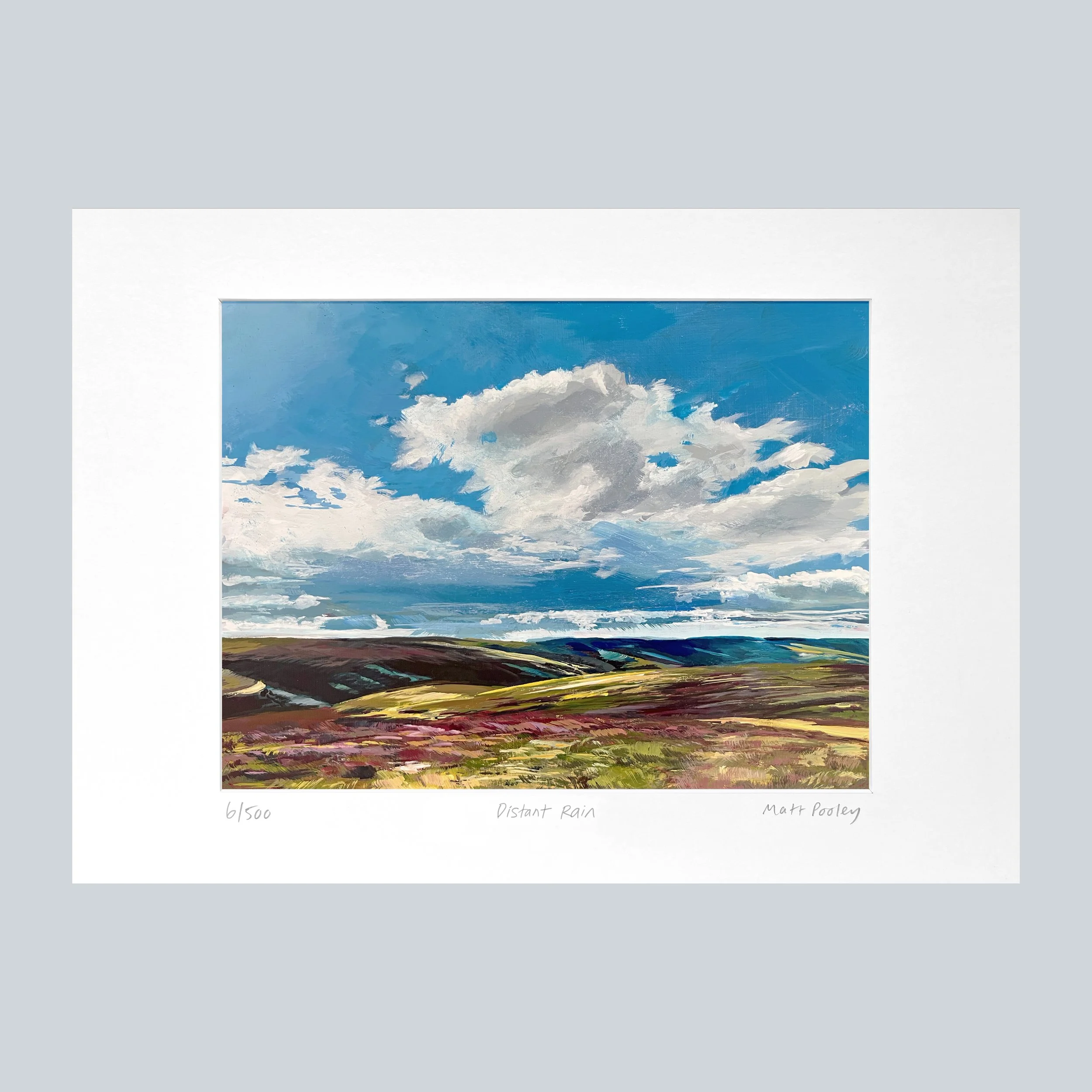 Distant Rain in Mount on Grey Square.jpg