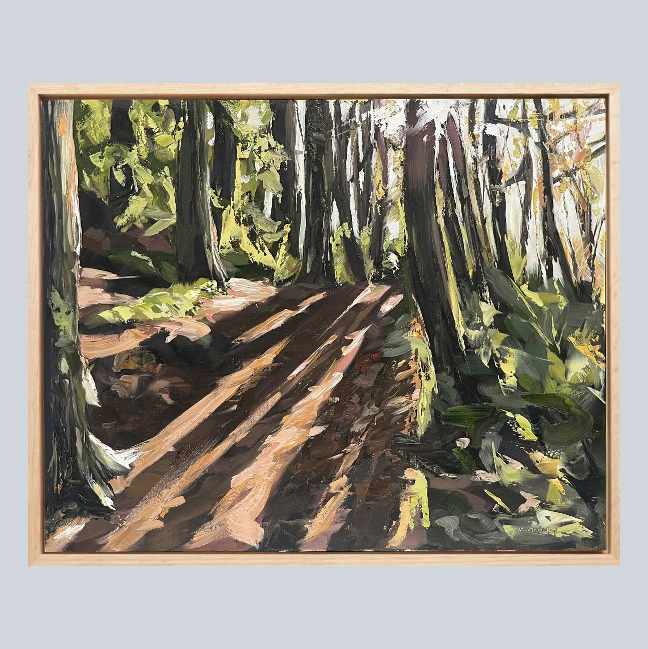 Lost In The Woods, Wolfstone Heights Oak Frameon Grey Sqaure.jpg