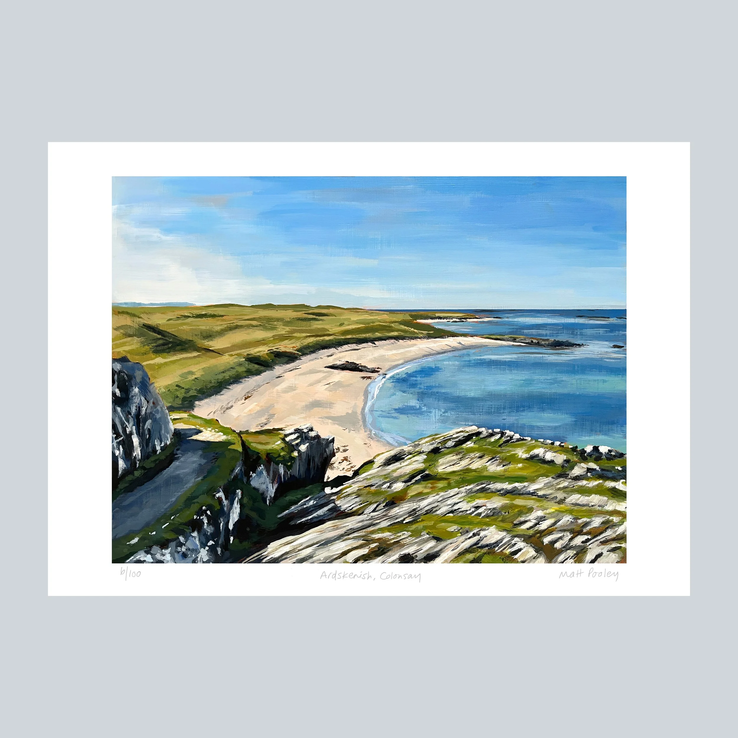 Ardskenish, Colonsay Print on Grey Square.jpg