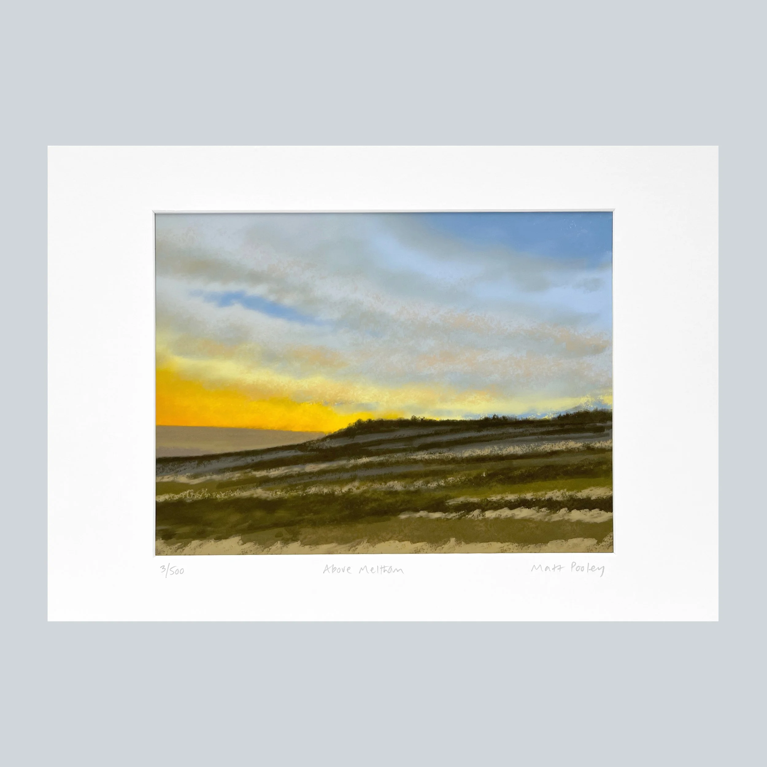 Above Meltham In Mount on Grey Square.jpg