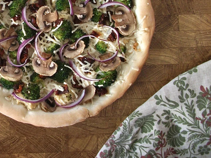 Homemade No-Rise Pizza Crust