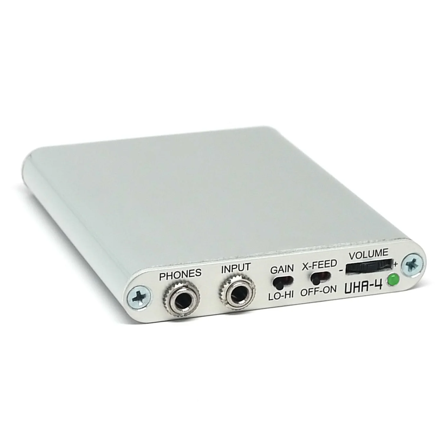 Leckerton Audio UHA-4 USB DAC and Headphone Amplifier Silver Front