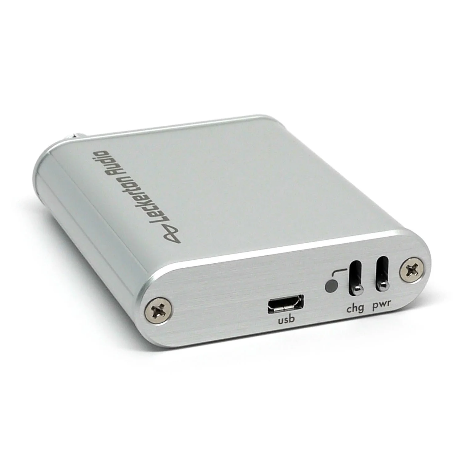 Leckerton Audio UHA760 USB DAC and Headphone Amplifier Silver Rear