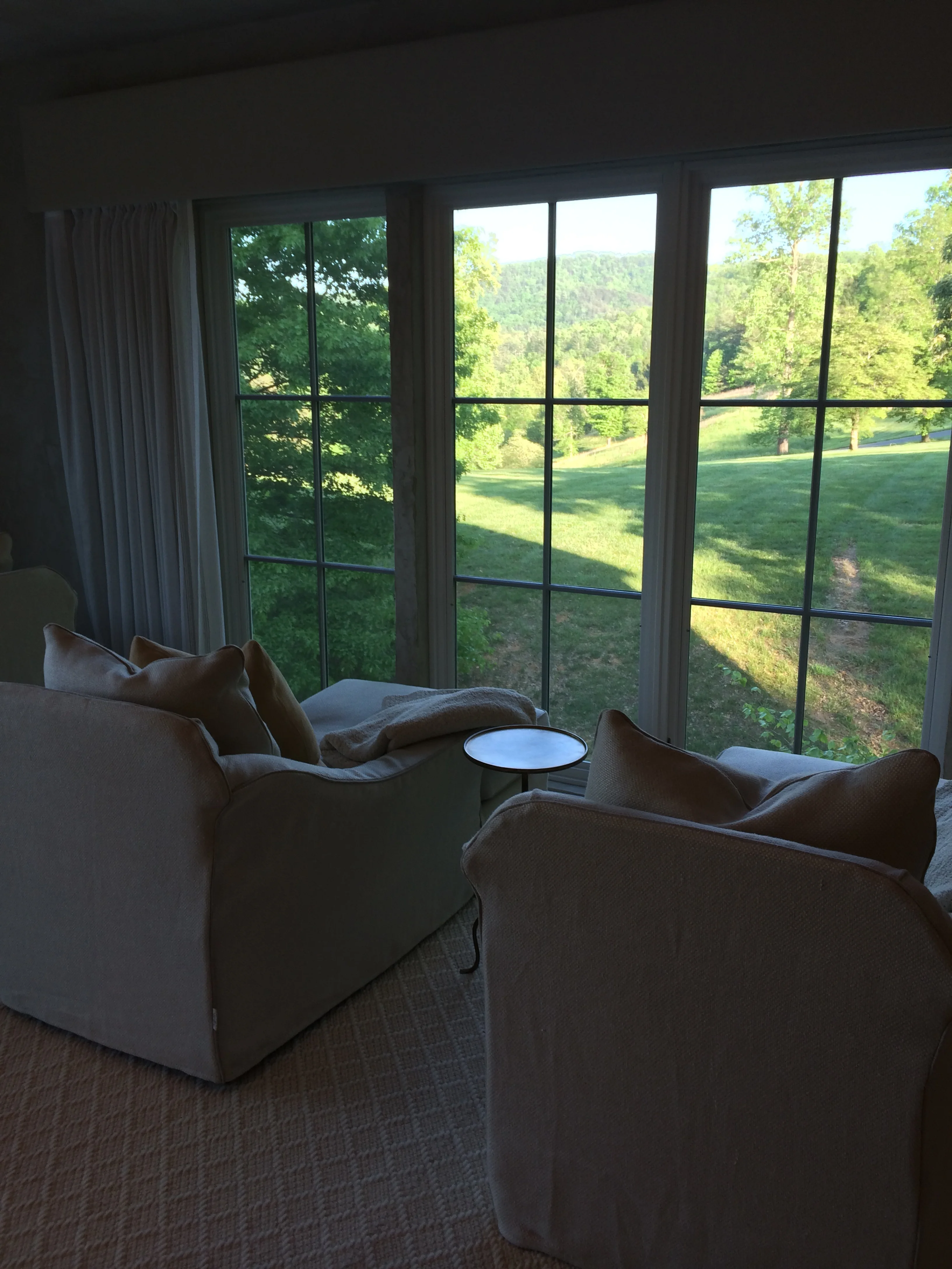 The relaxation room in the new Well House. 